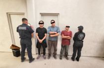 Los tres detenidos fueron presentados ante el Ministerio Público de Ecatepec.