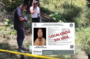 Elementos de seguridad y peritos realizaron diligencias en el paraje El Cerrito, en Santa Clara, Villa del Carbón.