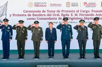 Gobernadora presencia toma de protesta de nuevos comandantes de la 37/a Zona Militar y 1/a Zona Aérea Militar.
