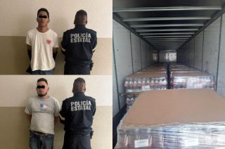 Abraham “N” y Antoni “N” fueron asegurados tras intentar huir durante el operativo.