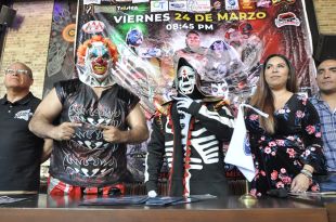 Los amantes del pancracio tendrán la oportunidad de verlo en la capital mexiquense junto a Pshyco Clown.