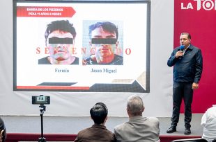 Ricardo Moreno, alcalde de Toluca, presentó resultados en materia de seguridad durante la conferencia La Toluqueña.