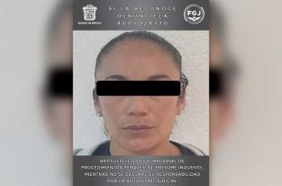La detenida fue identificada como Anayeli “N”