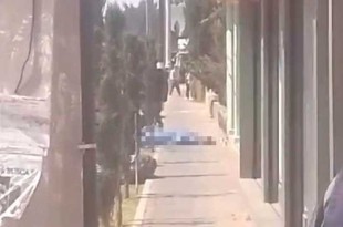 El uniformado y su compañero acudieron a atender el reporte del atraco