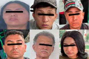 Las siete personas quedaron a disposición del Ministerio Público para definir su situación jurídica