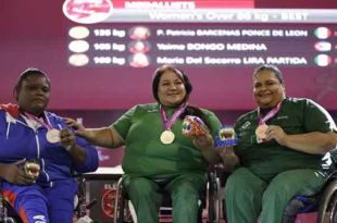 Perla Patricia Bárcenas Ponce de León, ganadora de preseas en Juegos Parapanamericanos y Paralímpicos, obtuvo cuatro metales dorados.