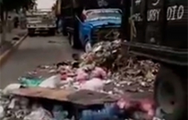 "Mar" de basura en el primer cuadro de Valle de Chalco