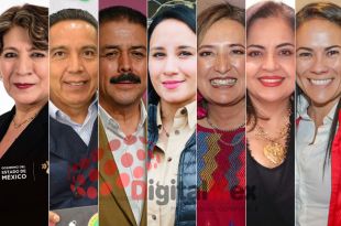 Delfina Gómez, Marco Aurelio Carbajal, Miguel Ángel Hernández, Michelle Núñez, Xóchitl Gálvez, Ana Lilia Herrera, Alejandra Del Moral
