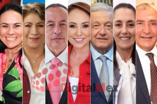 Alejandra del Moral, Delfina Gómez, José Luis Cervantes, Cristina Ruiz, AMLO, Claudia Sheinbaum, Adán Augusto López
