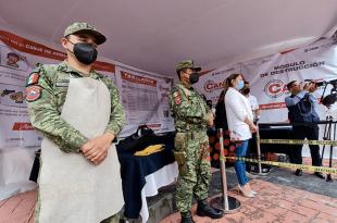 Raymundo Martínez Carbajal lamentó que la población haya normalizado la violencia durante el arranque del programa Canje de Armas.