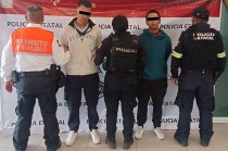 Los oficiales detuvieron a Rubén “N” de 25 años y Alan “N” de 21 años.