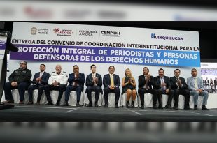 Durante la firma de un convenio interinstitucional, el legislador aseguró que desde el Senado existe respaldo para quienes ejercen el periodismo y defienden garantías individuales.