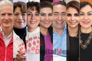 Alfredo del Mazo, Delfina Gómez, Denisse Ugalde, Maribel Góngora, Pablo Peralta, Fabiola Pérez Serrano, Jacqueline García