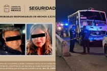Fausto "N" y María "N" fueron detenidos por elementos de la Secretaría de Seguridad del Estado de México (SSEM) en Ecatepec.