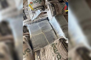 Las autoridades españolas informaron que el cargamento consistía en 16 paquetes, cada uno conteniendo alrededor de 60 pastillas de cocaína.
