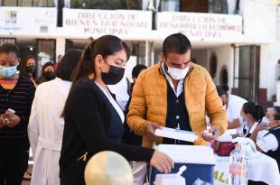 La jornada de salud, se realizó en la explana municipal