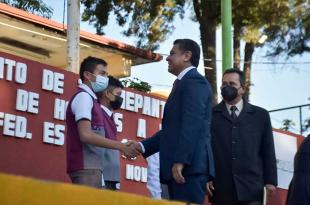 Visital del alcalde a la secundaria Nº 19 "Jaime Sabines"