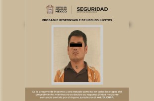Luis “N”, de 36 años, junto con la posible droga, fue presentado ante la Agencia del Ministerio Público.