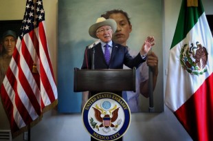 El Gobierno mexicano envió una "nota de protesta" a Estados Unidos en respuesta a la "declaración injerencista" del embajador de Estados Unidos en México, Ken Salazar