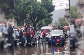 Policía municipal brinda apoyo a la ciudadanía como parte del operativo en Ecatepec