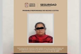 La mujer fue presentada ante el Ministerio Público, autoridad que determinará su situación jurídica.