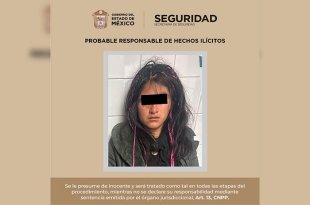 Juliana “N”, de 24 años, fue detenida por su probable participación en el intento de robo de una motocicleta en Toluca.