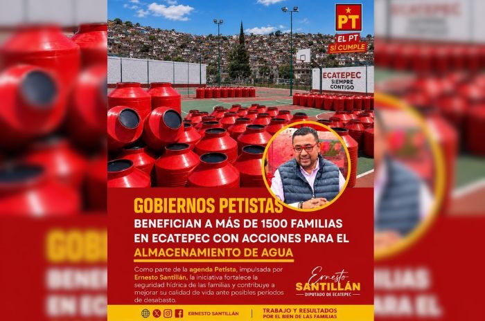 Familias del Distrito XXI recibieron contenedores para fortalecer el almacenamiento de agua en sus hogares.