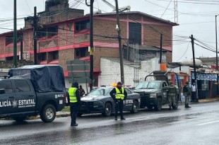La policia y la Guardia Nacional acordonaron la zona para llevar a cabo las investigaciones pertinentes.