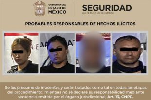 . Elementos de la SSEM y Policía Municipal realizaron la detención en coordinación, luego de identificar a los sospechosos reteniendo un vehículo y alterando el orden público.
