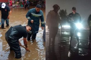 Labores de vigilancia, control de escurrimientos y atención preventiva se mantienen en distintos puntos de Calimaya.