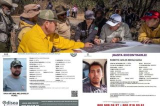 A estas labores de sumó la búsqueda de Carlos Medina Banda, con fecha de ausencia en septiembre del 2021