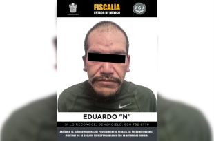 Eduardo “N”, alias “El Lalo”, fue ingresado a un penal del Estado de México por su probable participación en un homicidio.