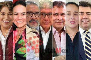 Delfina Gómez, Alejandra del Moral, Horacio Duarte, Alejandro Ozuna, Mario Alberto Cervantes, Amalia Pulido, Pedro Haces