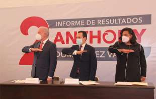 Estuvo acompañado del secretario del Medio Ambiente, Jorge Rescala, representante del gobernador Alfredo del Mazo