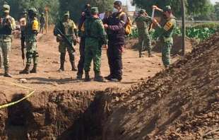 César Augusto Godoy Orozco, comandante de la 37 zona militar, informó que el personal hizo recorridos y fue así como ubicaron la excavación