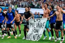 La AFA ya fue sancionada en 2014 por una expresión similar antes de un partido