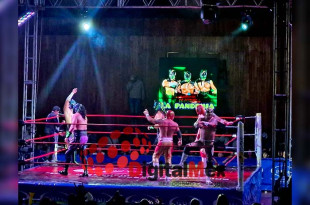 En la lucha estelar, Los Rhinos Extrem, Crazy, Killer y Cyborg, se enfrentaron en un duelo de poder a poder a Los del Rancho Sureño, Centauro, Jefe del Norte y Pistolero.