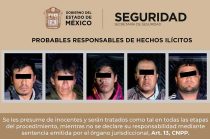 Elementos de la SSEM y la Guardia Nacional detuvieron a cinco hombres por su probable relación con el robo de hidrocarburo en Huehuetoca.