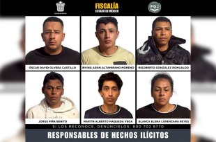 Seis integrantes de la célula delictiva "Los Jockes" fueron sentenciados por el secuestro exprés de una mujer y su hija en Toluca.