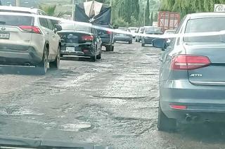 "Está carretera siempre tiene problemas para transitar de manera segura" dijo un conductor