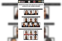 Durante la acción operativa, elementos de la Policía de Investigación fueron agredidos y se registraron disparos de arma de fuego, por ello 7 individuos más fueron detenidos por su probable intervención en el delito de resistencia.