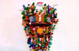 Artesanía de Metepec "llena de vida" la Fórmula 1