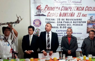 El deporte indígena presentó la "Primera Cross montaña" de ciclismo 21km