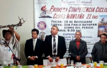 El deporte indígena presentó la "Primera Cross montaña" de ciclismo 21km