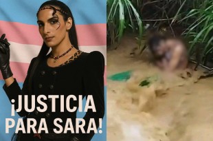 El video, que circula en redes sociales, muestra a Sara arrinconada en el suelo, pidiendo ayuda tras el violento ataque.