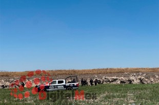 El cuerpo fue localizado por un grupo de campesinos en la zona.