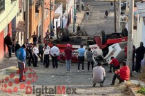 Caos vial en el mercado 16 de septiembre