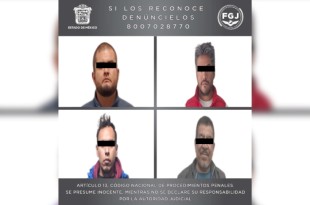 Tras ser aprehendidos, fueron ingresados a Centros Penitenciarios y de Reinserción Social, a disposición de la Autoridad Judicial.