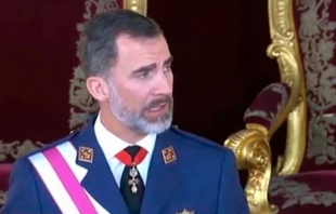 "El Estado asegurará el orden constitucional": Felipe VI