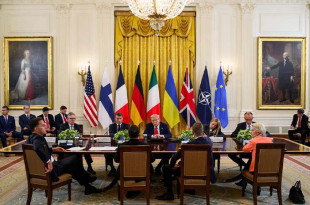 En la Casa Blanca, mandatarios y representantes de Europa coincidieron en la urgencia de alcanzar un alto al fuego en Ucrania.